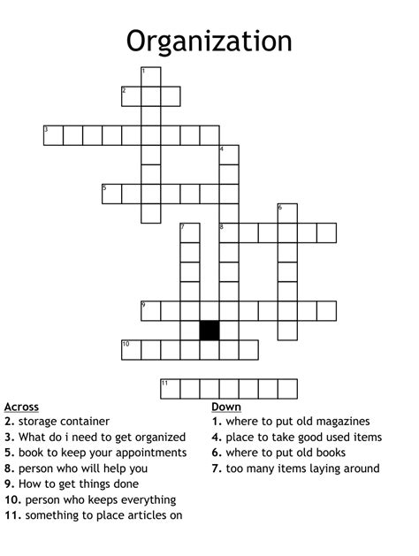 racketeers organization crossword